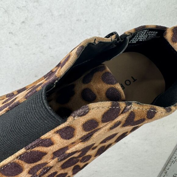 Torrid Women's Shoe Size 8.5W High-Top‎ Wedge Leopard Zipper Sneaker 8.5 Wide - Picture 14 of 14